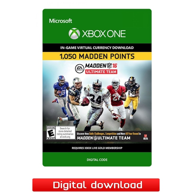 Madden NFL 16 - 1 050 MADDEN POINTS - XOne