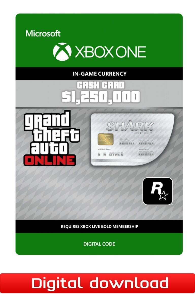 Grand Theft Auto V Great White Shark Cash Card - XOne | Elgiganten