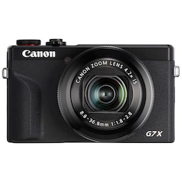 Canon PowerShot G7 X Mark III kompaktkamera (sort)