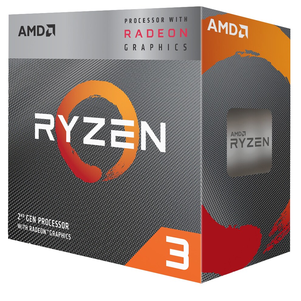 Amd Ryzen 3 3200g Apu Med Vega 8 Grafikkort Boks Processor