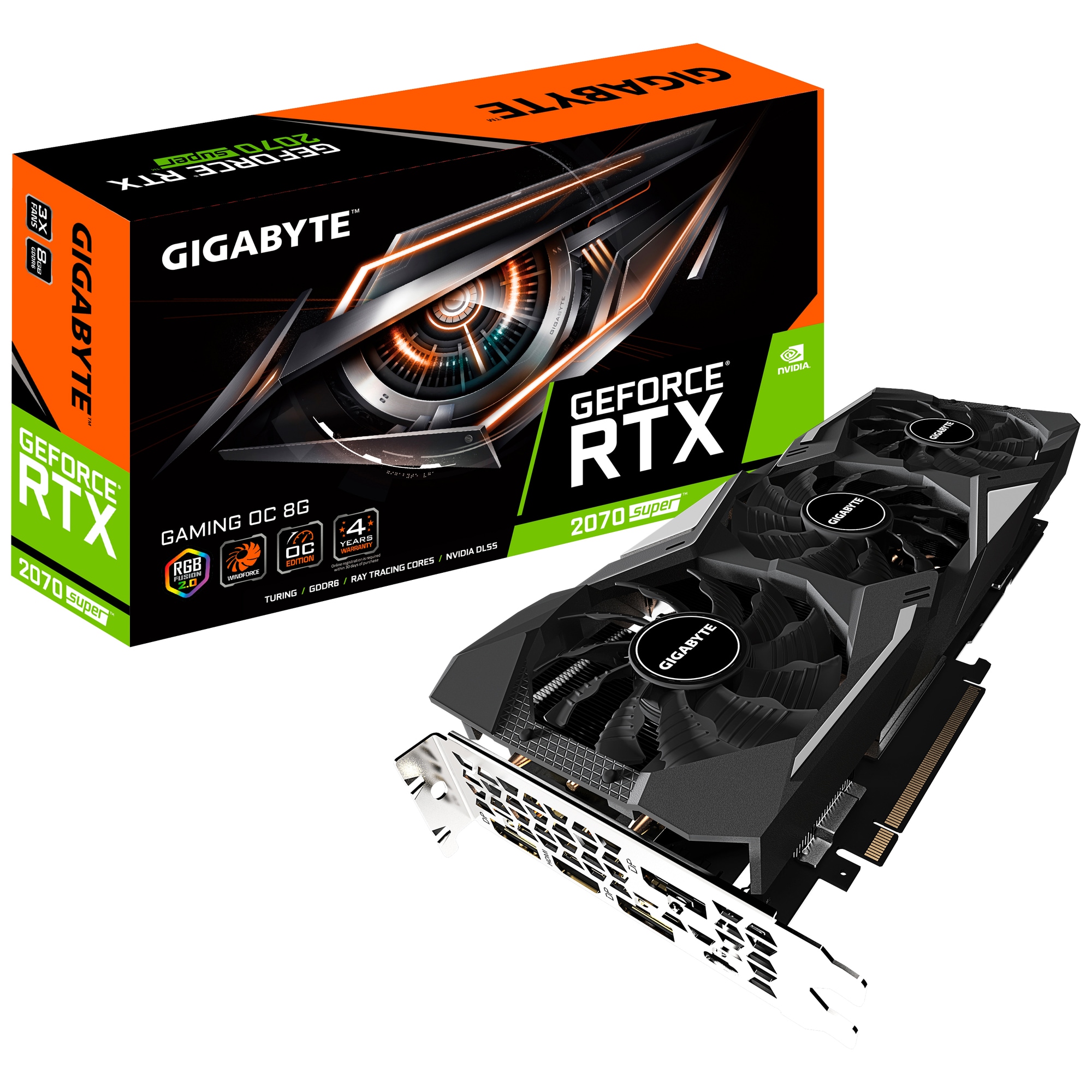 Gigabyte GeForce RTX 2070 Super Gaming OC grafikkort 8G | Elgiganten