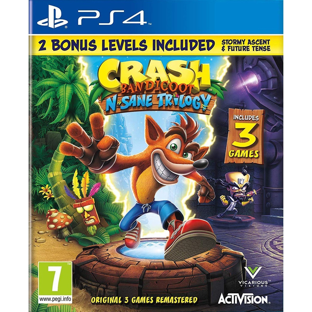 Crash Bandicoot N.Sane Trilogy 2.0 - PS4 | Elgiganten