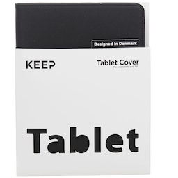 KEEP Universal tabletcover til op til 10" (sort)