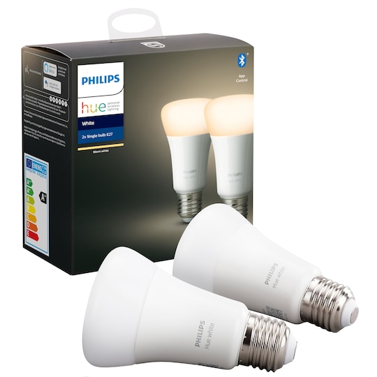 Philips Hue White LED-pære A60 E27 | Elgiganten
