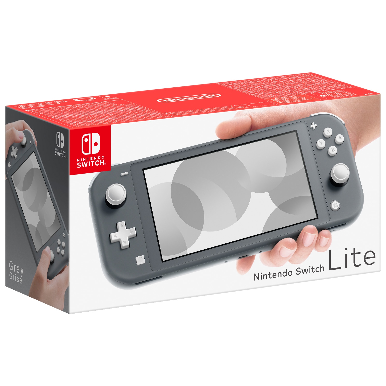 Nintendo Switch Lite spillekonsol (grå) | Elgiganten