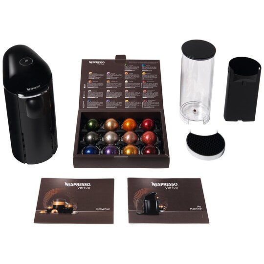 Nespresso VertuoPlus kaffekapselmaskine (sort) | Elgiganten