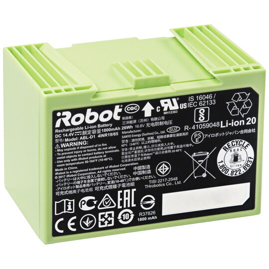 Roomba udskifteligt batteri til e5 og i7 serierne 43372227 | Elgiganten