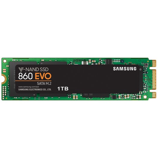 Samsung 860 EVO 2,5" M.2 SSD (1 TB) | Elgiganten