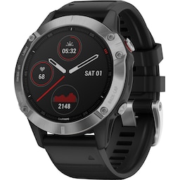 Garmin Fenix 6 GPS sportsur 47 mm (sølv/sort)