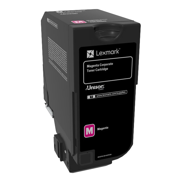 Lexmark 74C20M0 magenta blækpatron (returprogram)