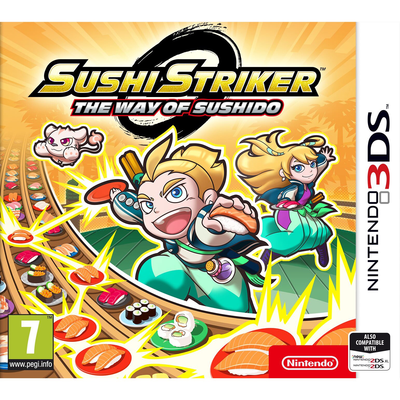 Sushi Striker: The Way of Sushido - 3DS - Spil - Elgiganten