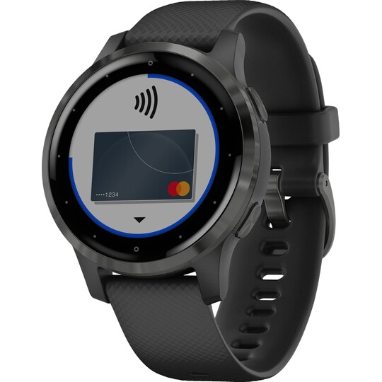 aften forhøjet glide Garmin Vivoactive 4S smartwatch med GPS (sort) | Elgiganten