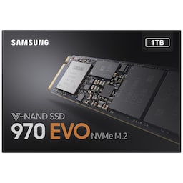 Samsung 970 EVO intern M.2 SSD-enhed (1 TB)