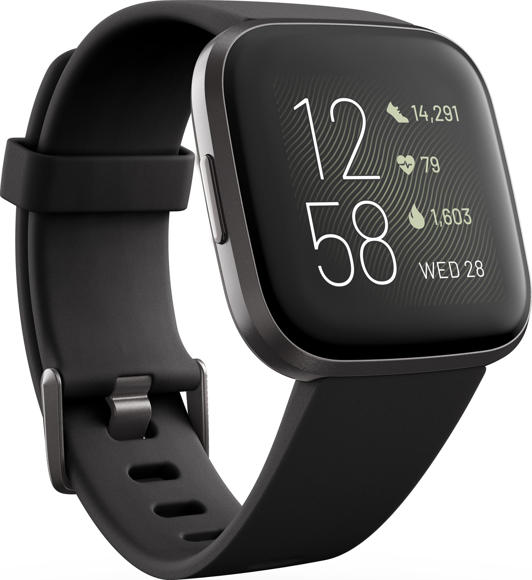 Fitbit Versa 2 smartwatch (Black/Carbon) | Elgiganten