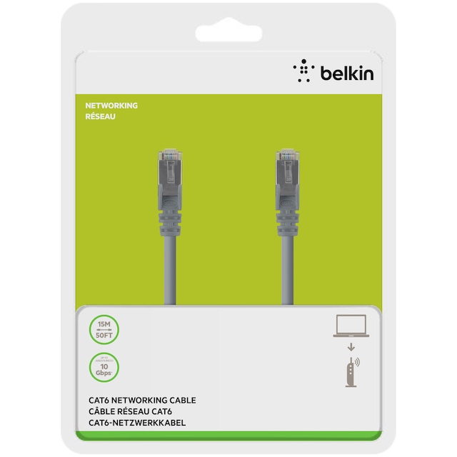 Belkin Cat6 netværkskabel (15 m)