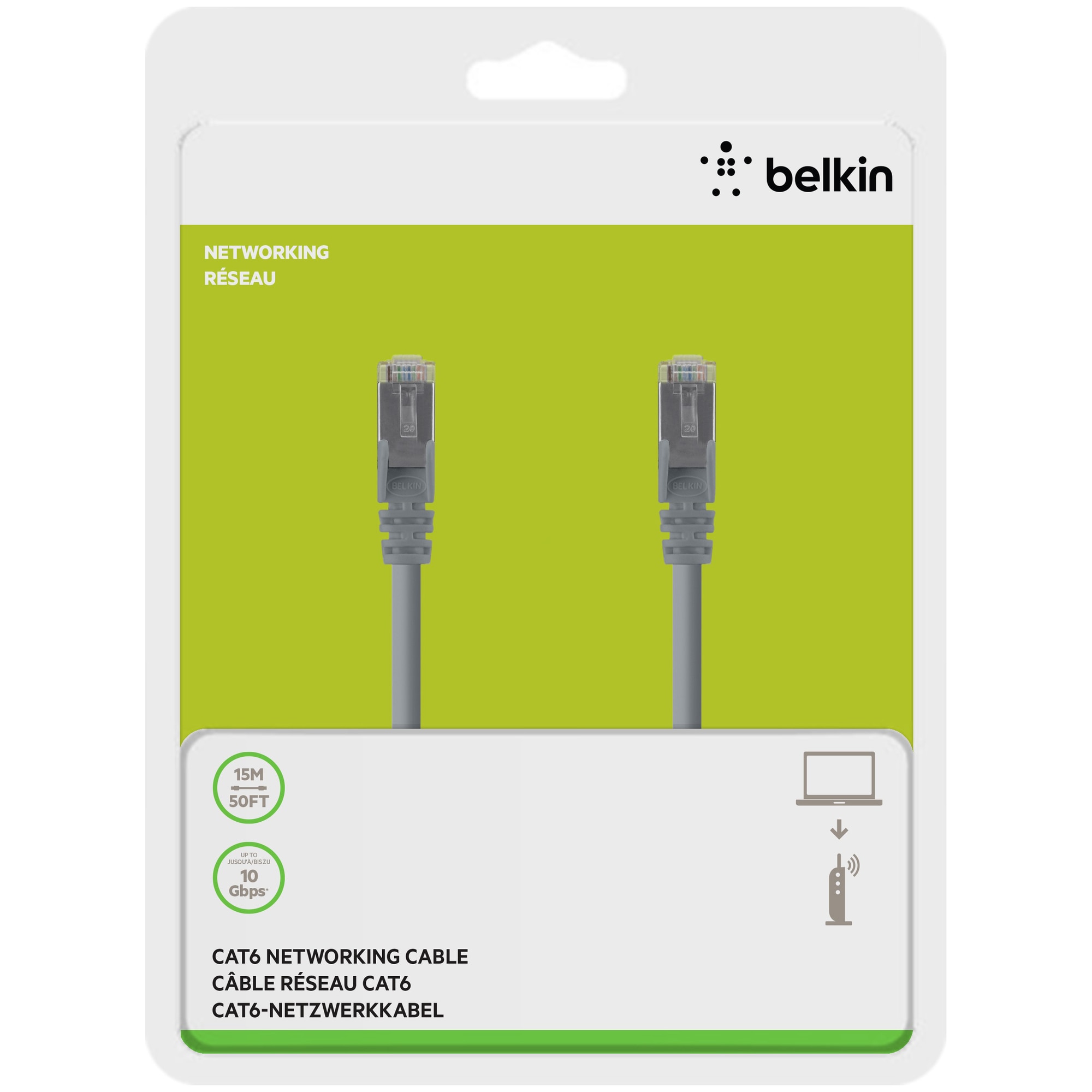 Belkin Cat6 netværkskabel (15 m) | Elgiganten