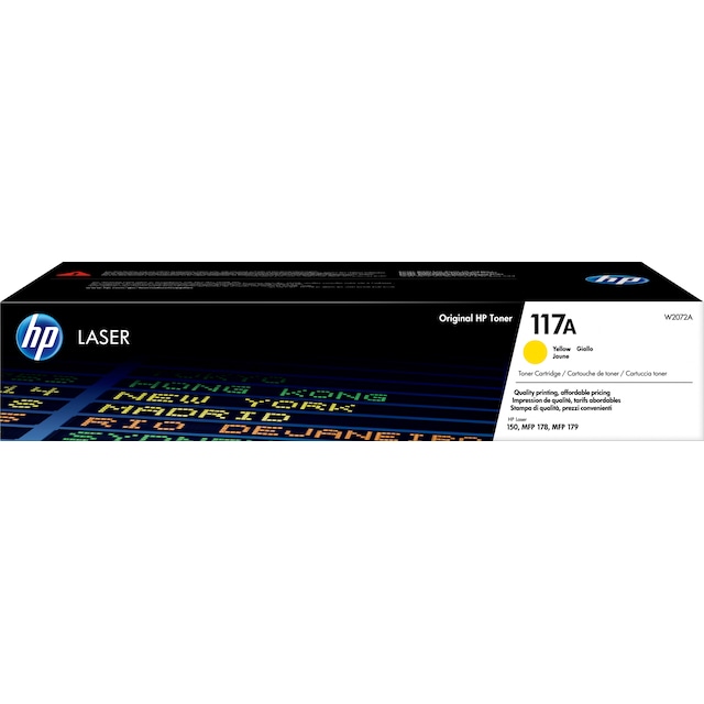 HP 117A lasertoner (gul)