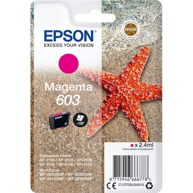 Epson 603 magenta blækpatron