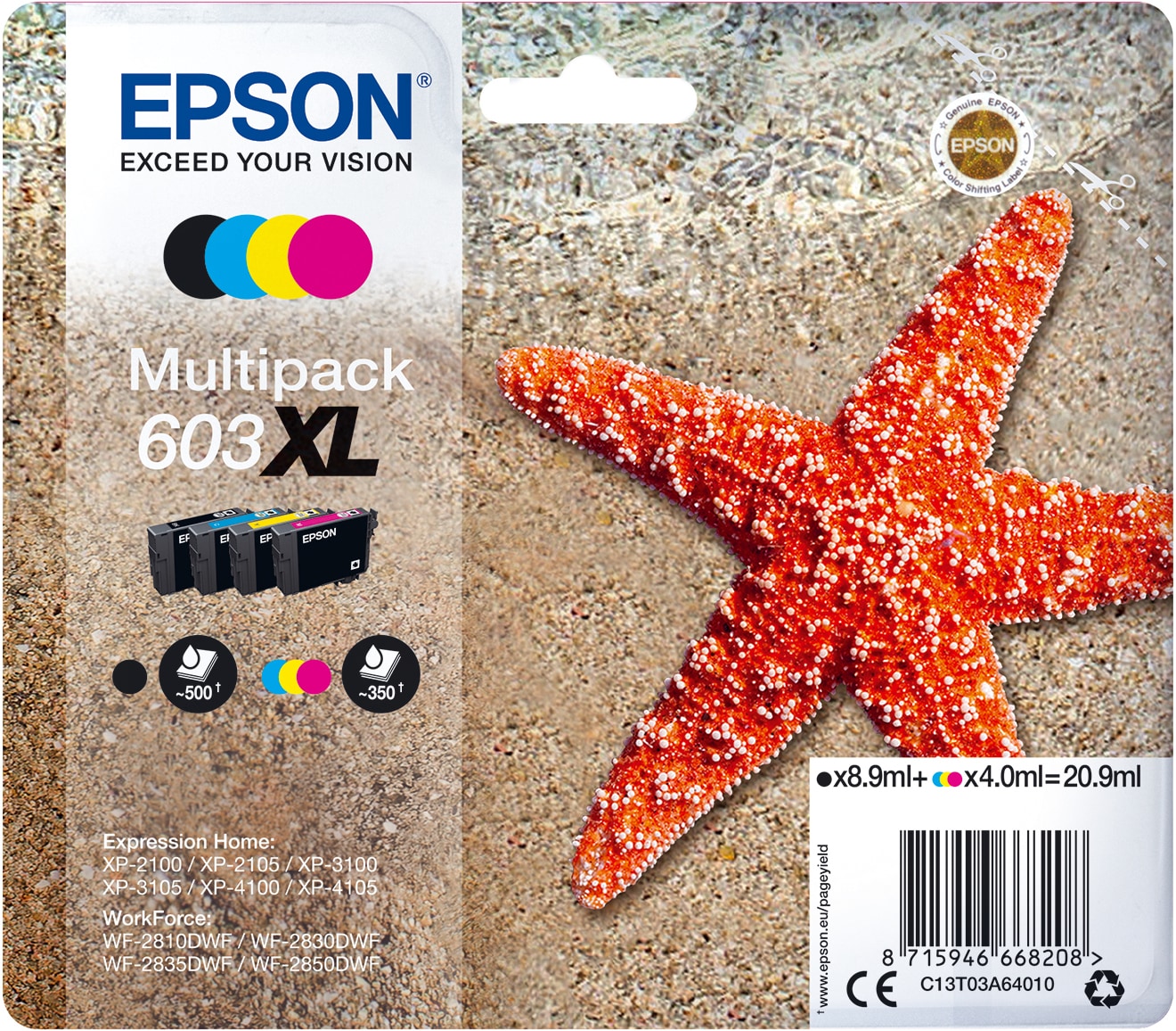 Epson 603 XL blækpatron-kombipakke | Elgiganten