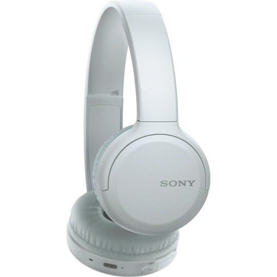 Sony WH-CH510 trådløse on-ear høretelefoner (hvid) | Elgiganten