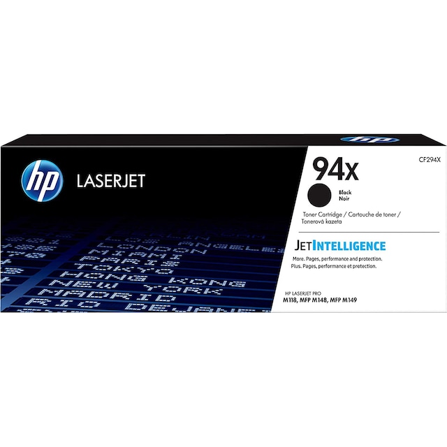 HP 94X højtydende lasertoner (sort)