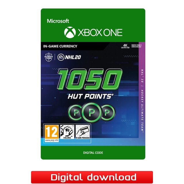 NHL 20 HUT 1050 Ultimate Team Points - Xbox