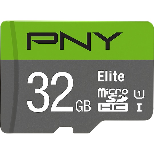 PNY Elite Micro SDHC hukommelseskort 32 GB | Elgiganten