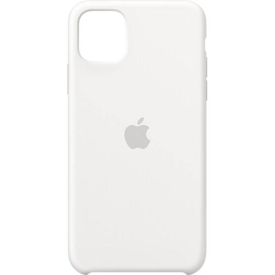 iPhone 11 Pro Max silikone cover (hvid) | Elgiganten