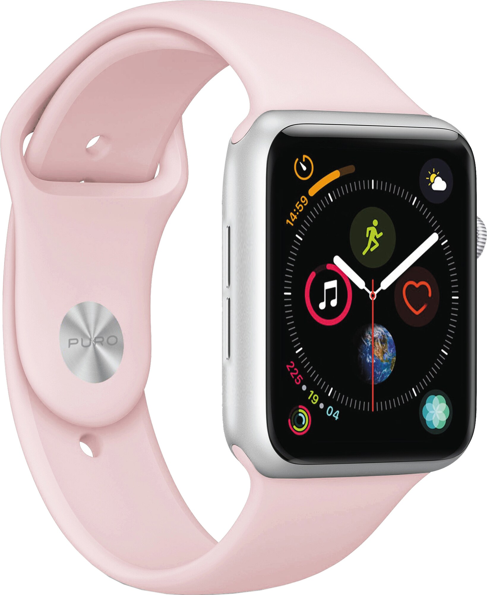 Puro Icon silikonesportsrem til Apple Watch 42-44 mm (rose) - Tilbehør ure  og wearables - Elgiganten