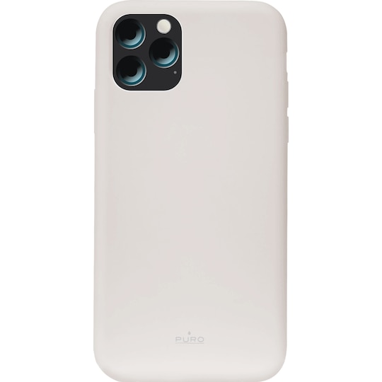 Puro Icon Apple iPhone 11 Pro Max cover (lysegrå) | Elgiganten