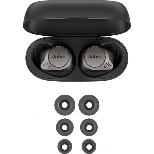 Jabra Elite 75T trådløse høretelefoner (sort/titanium) | Elgiganten