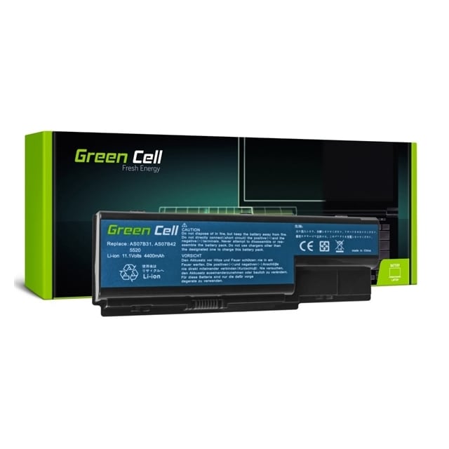 Green Cell laptop-batteri til Acer Aspire 5520 AS07B31 AS07B32