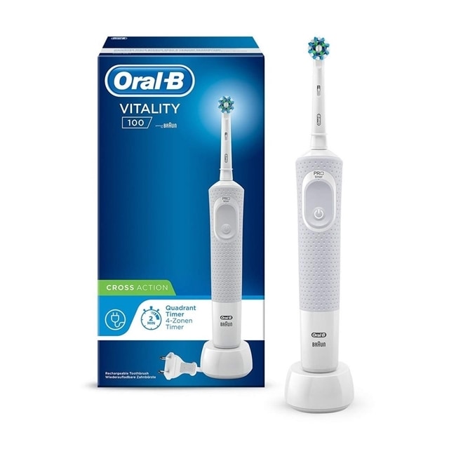 Oral-B Vitality 100 Cross Action - Hvid