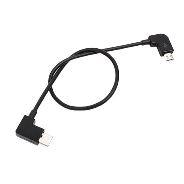 Micro-Usb kabel til USB-C til DJI MAVIC PRO & SPARK remote / fjernkontrol