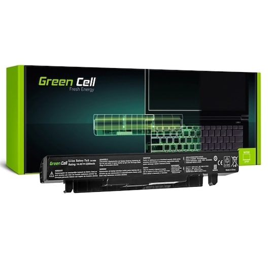 Green Cell laptopbatteri til Asus A450 A550 R510 X550 / 14,4V 2200mAh |  Elgiganten
