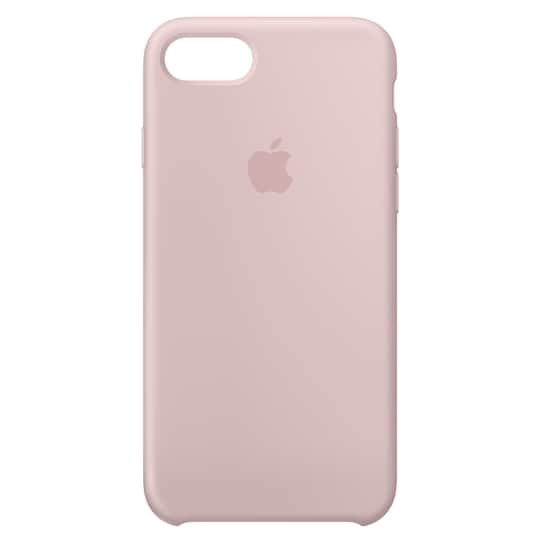 Apple iPhone 8/SE silikoneetui - pink sand | Elgiganten