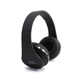 Kraftfuldt Bluetooth Stereoheadset Sammenklappelig - Sort