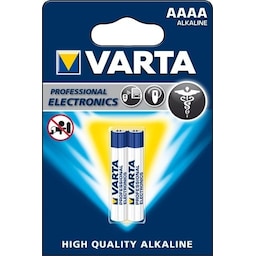 Varta Alkaline Bli 2 AAAA-batterier (2-pak)