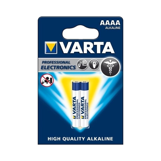 Varta Alkaline Bli 2 AAAA-batterier (2-pak)