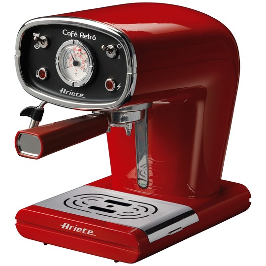 Ariete Café Retro espressomaskine 138830 (rød) | Elgiganten