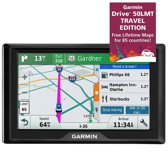 Garmin Drive 50LMT Travel Edition GPS | Elgiganten