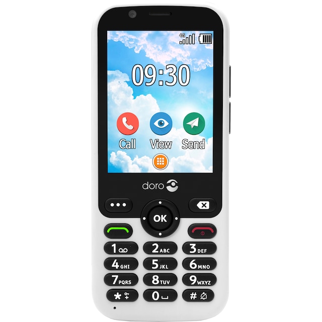 Doro 7011 mobiltelefon (hvid)
