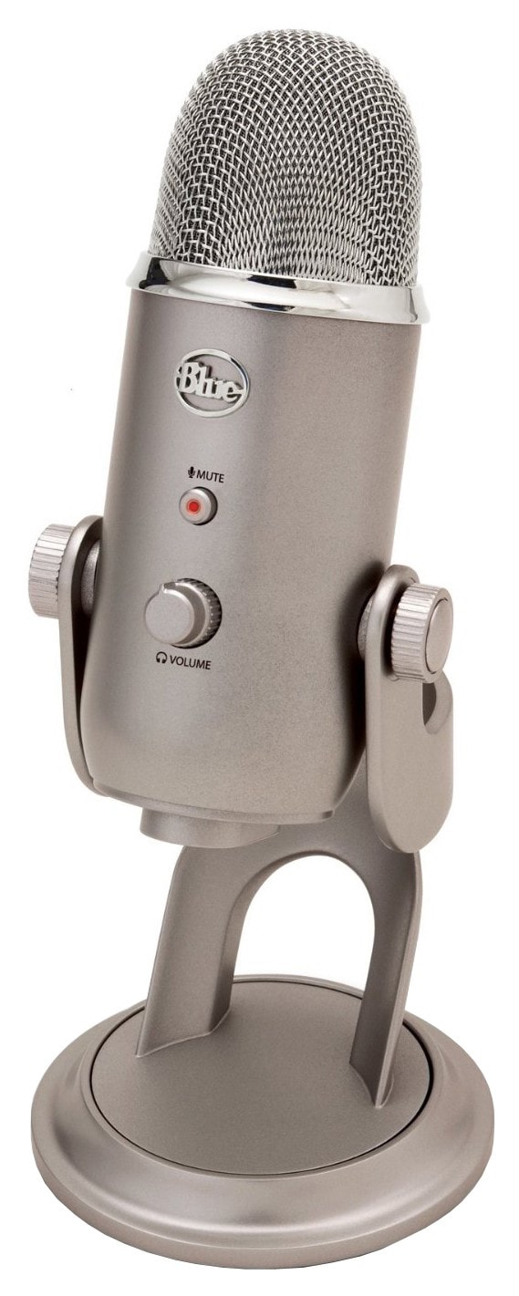 Blue Microphones Yeti USB mikrofon - platinum - Streaming, webcam ...