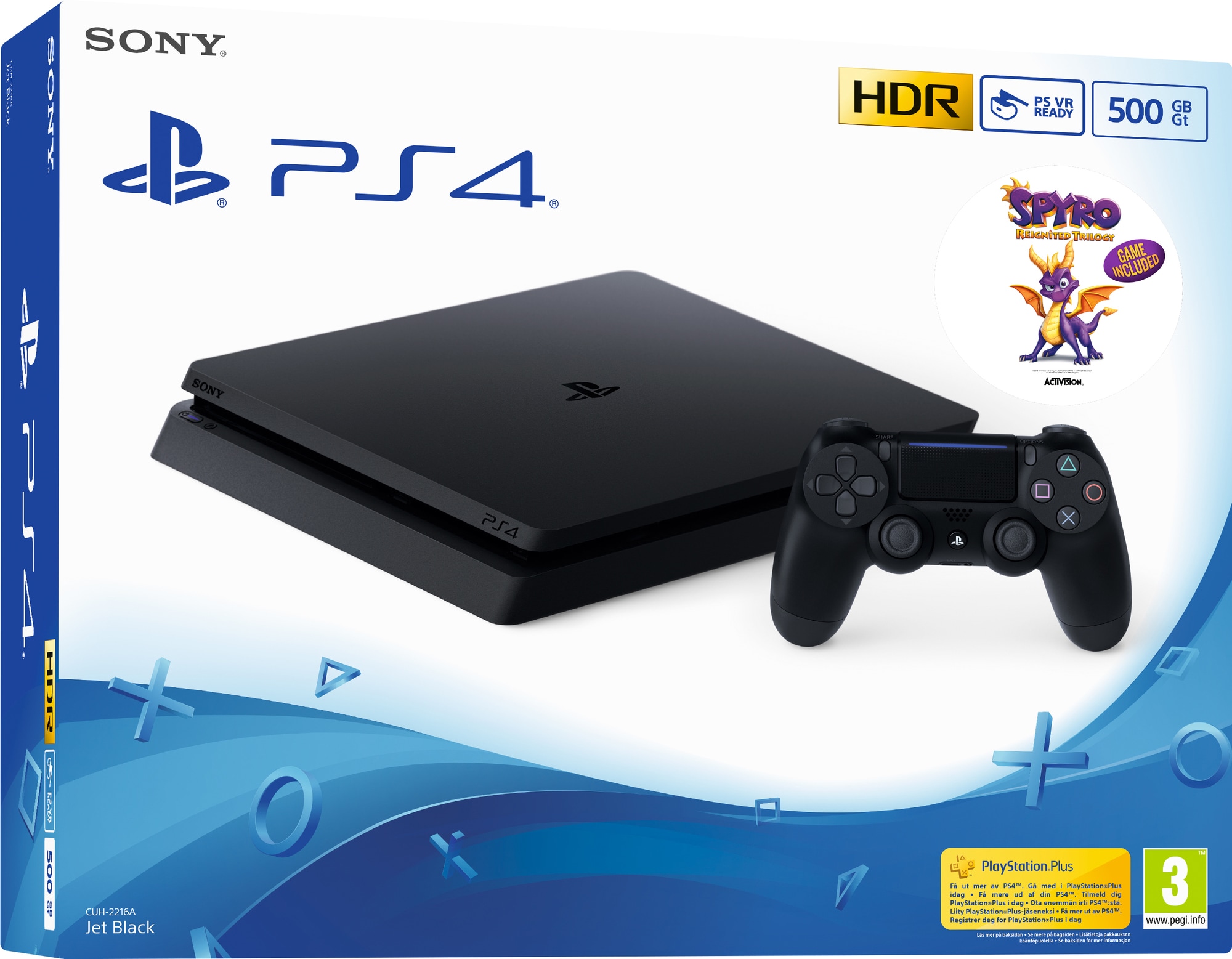 PlayStation 4 Slim 500 GB: Spyro Reignited Trilogy bundle | Elgiganten