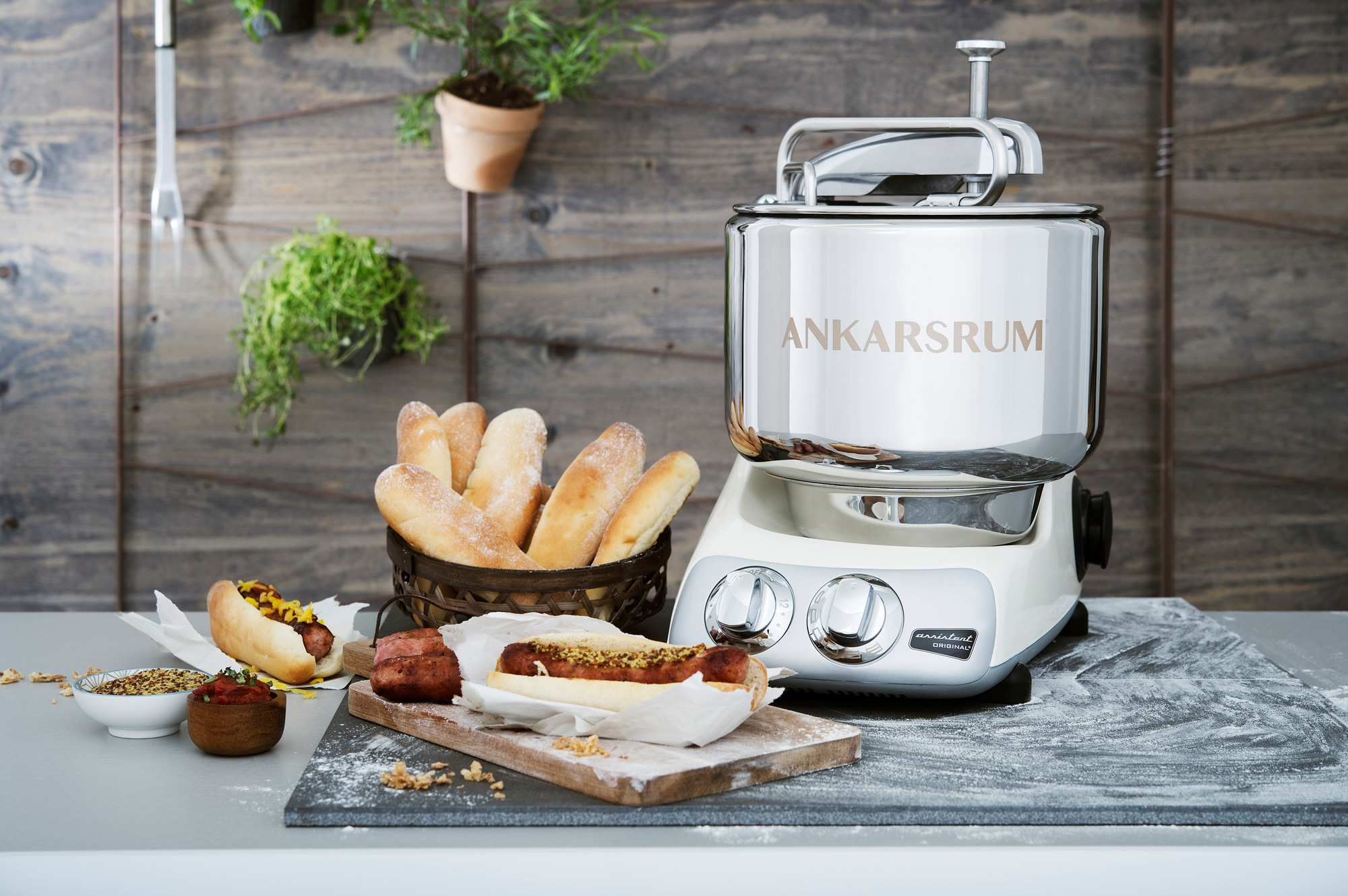 Ankarsrum Light Creme køkkenmaskine AKM6230 (creme) - Køkkenudstyr -  Elgiganten