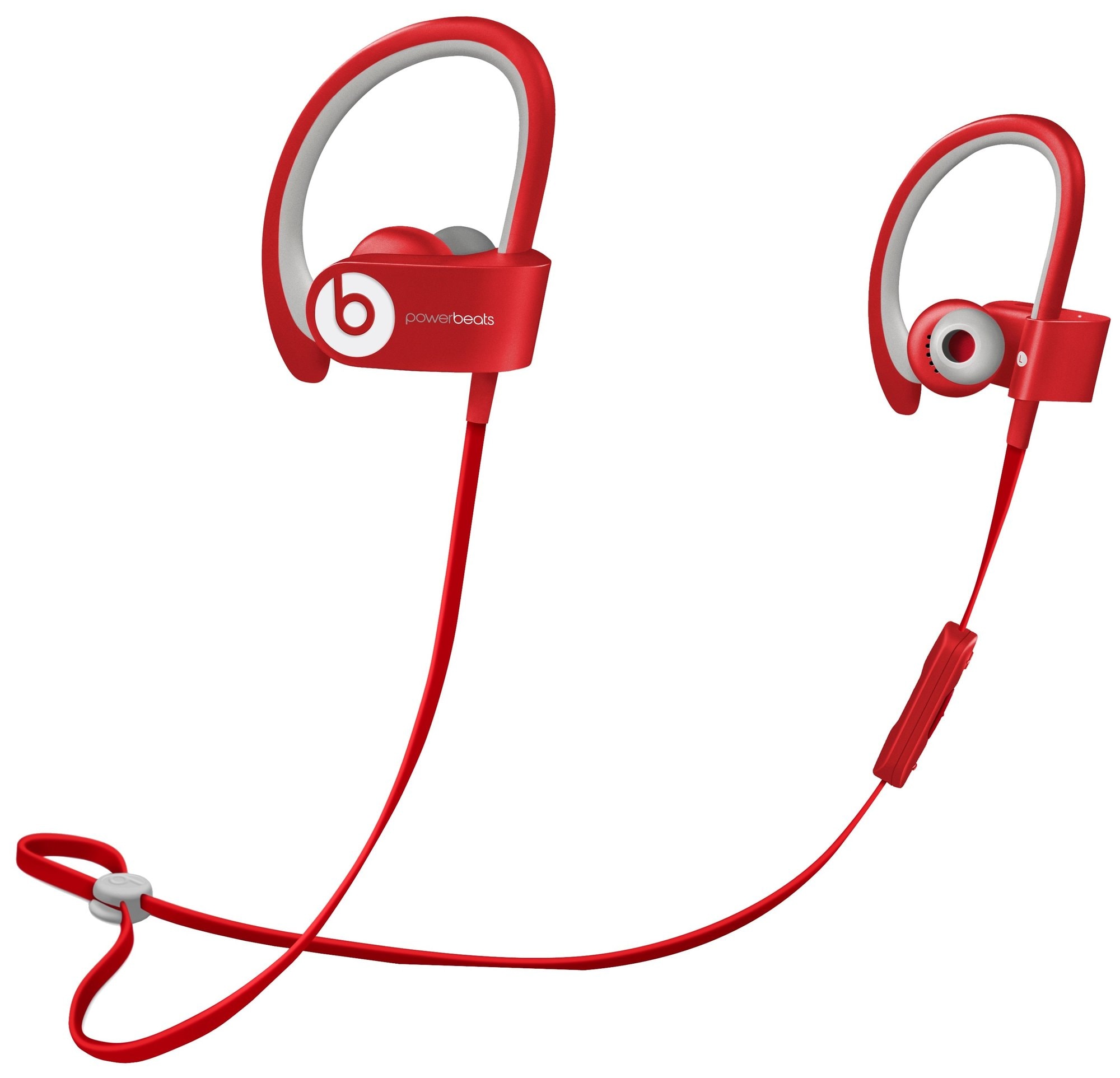 Beats Powerbeats 2 trådløse hovedtelefoner - rød - Hovedtelefoner ...