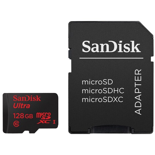SanDisk Ultra Micro SDXC-kort 18 GB + adapter | Elgiganten