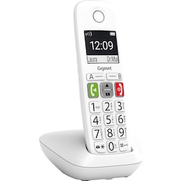 Gigaset Dect E290 trådløs telefon (hvid)