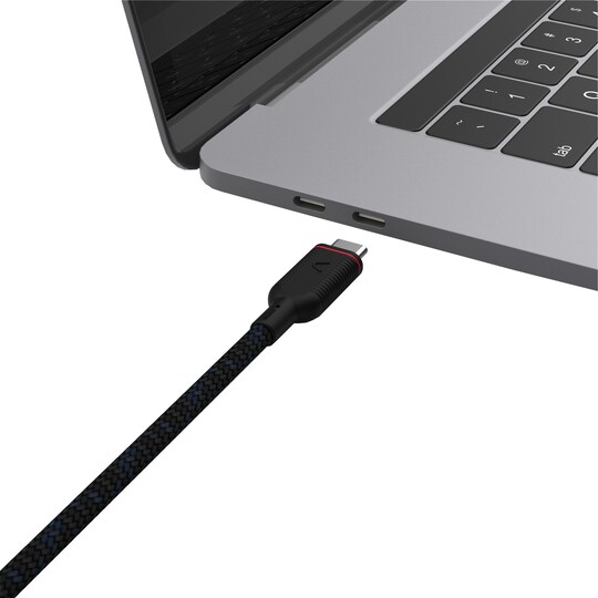 Unisynk USB-C til USB-C 3.1 100 Watt opladerkabel til bærbar computer |  Elgiganten