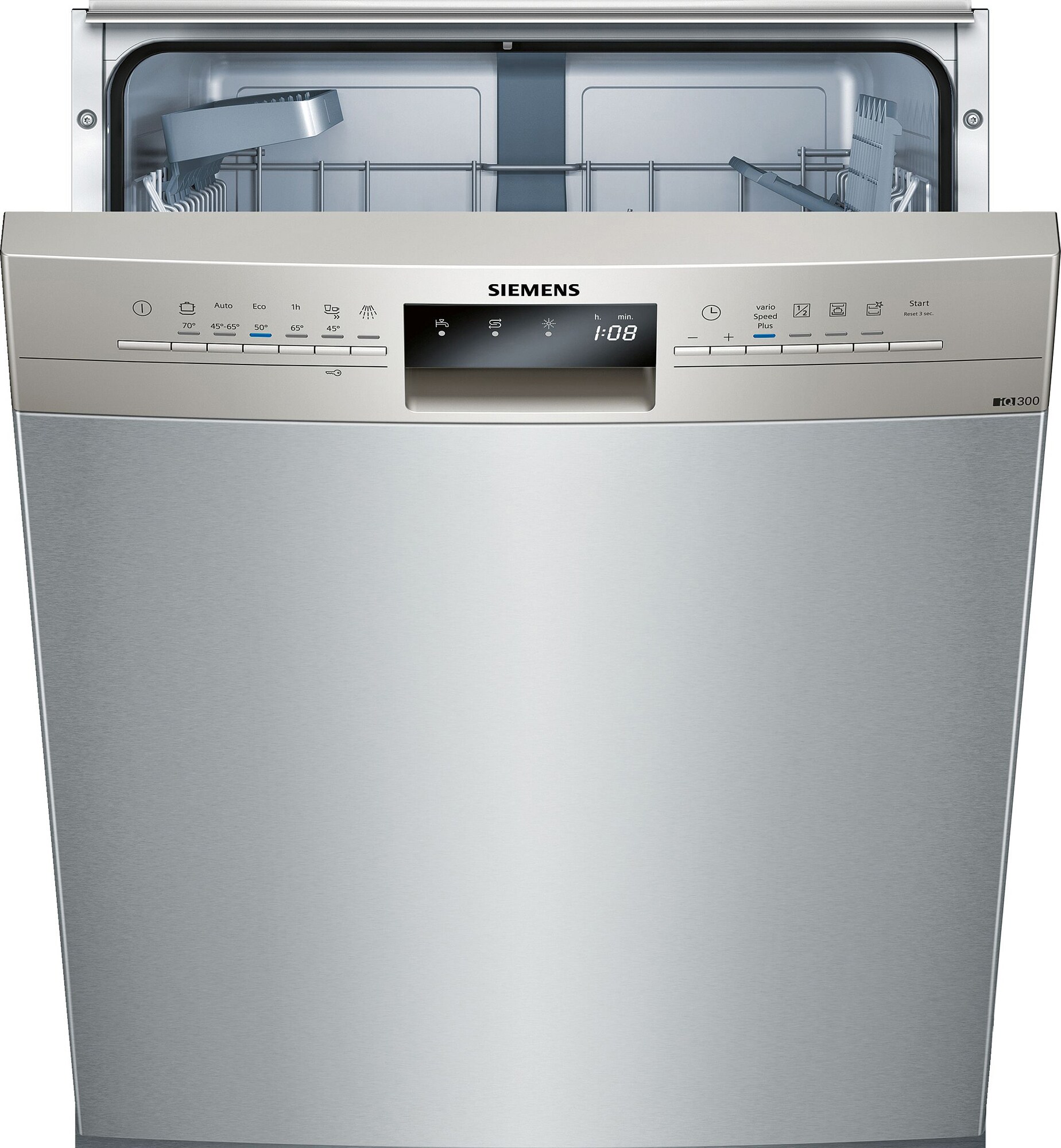 Siemens IQ300 opvaskemaskine SN436I01DS (stål) | Elgiganten